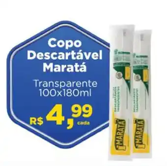 Supermercados Mateus Copo Descartável Maratá 100x180ml oferta