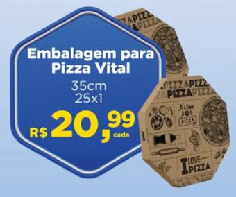 Embalagem para Pizza Vital 35cm 25x1