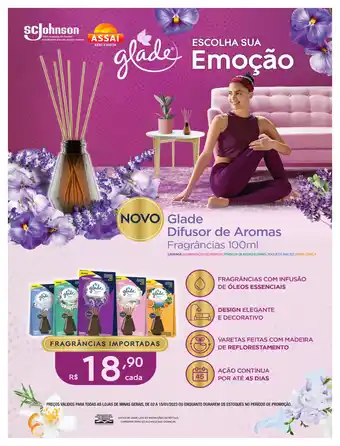 Assaí Atacadista Glade Difuros de Aromas Frag. 100ml oferta