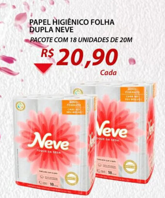 Papel Higiénico Folha Dupla Neve
