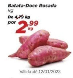 Dia Batata Doce Rosada 1kg oferta