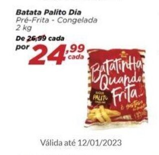 Dia Batata Palito Dia 2kg oferta