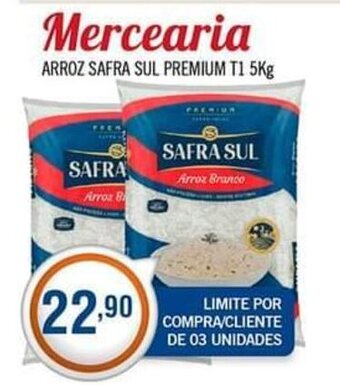 Central Supermercados Arroz Safra Sul Premium T1 5kg oferta