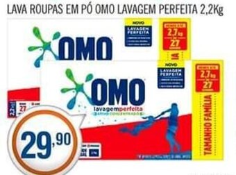 Central Supermercados Lava roupas em pó Omo Lavagem Perfeita 2.2kg oferta