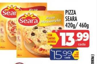 Supermercados Avenida Pizza seara oferta