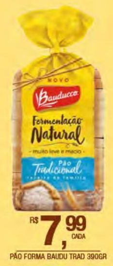 DB Supermercados Pão de forma bauducco tradicional 390g oferta
