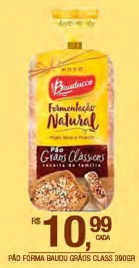 DB Supermercados Pão de forma bauducco grãos class 390g oferta