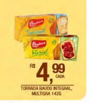 DB Supermercados Torrada bauducco integral 142g oferta