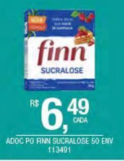 DB Supermercados Adoçante finn sucralose 50 env oferta