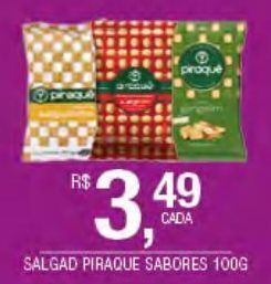 DB Supermercados Salgado piraquê 100g oferta