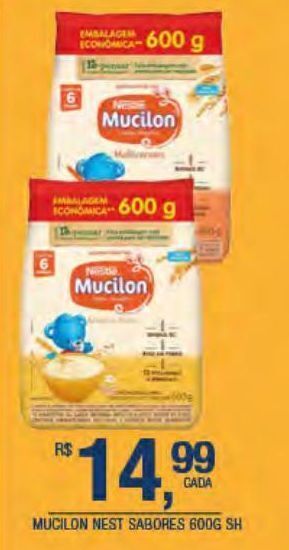 DB Supermercados Mucilon nestlé 600g oferta