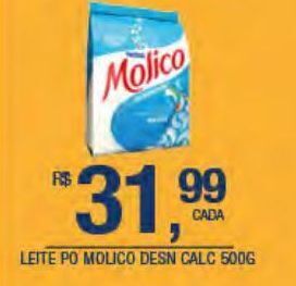 DB Supermercados Leite em pó molico desnatado 500g oferta