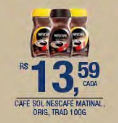 DB Supermercados Café solúvel nescafé 100g oferta