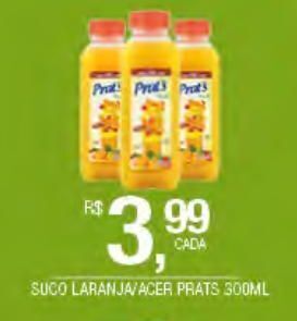 DB Supermercados Suco de laranja prat's 300ml oferta