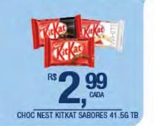 DB Supermercados Chocolate nestlé kit kat 41,5g oferta