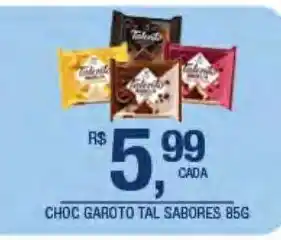 Chocolate garoto 85g