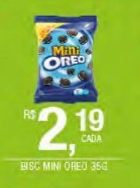 DB Supermercados Biscoito mini oreo 35g oferta