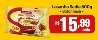 DB Supermercados Lasanha sadia 600g oferta