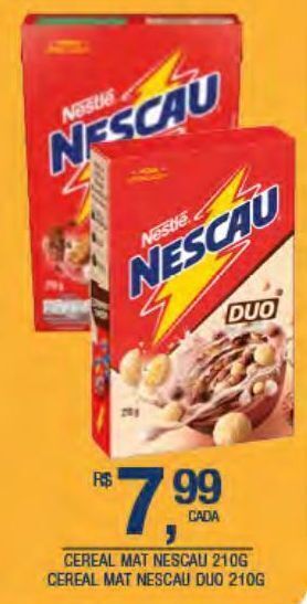 DB Supermercados Cereal matinal nescau 210g oferta