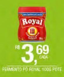 DB Supermercados Fermento pó royal 100g oferta