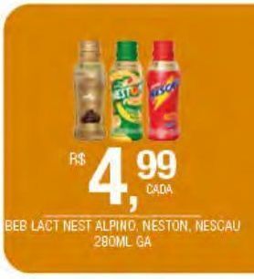 DB Supermercados Bebida lactea neston, alpino, neston, nescau 280ml oferta