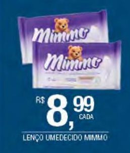 DB Supermercados Lenços umedecidos mimmo oferta