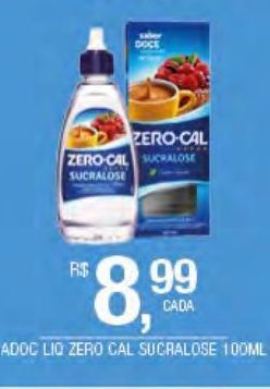 DB Supermercados Adoçante zero cal sucralose 100ml oferta