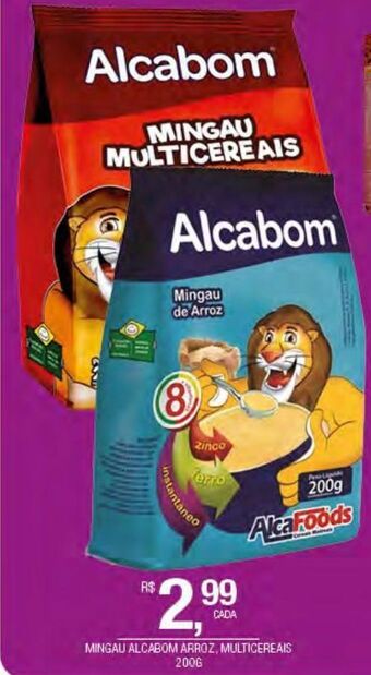 DB Supermercados Mingau alcabom arroz 200g oferta