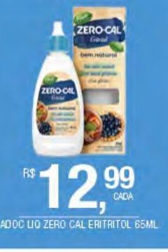 DB Supermercados Adoçante zero cal 65ml oferta
