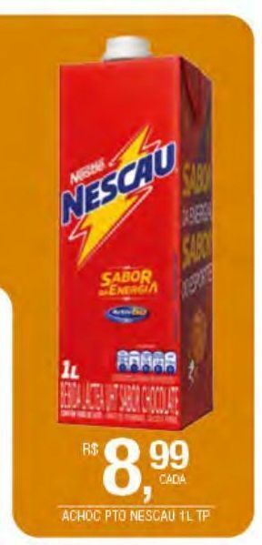 DB Supermercados Achocolatado nescau 1lt oferta