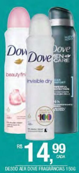 DB Supermercados Desodorante dove 150ml oferta