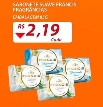 Assaí Atacadista Sabonete Suave Francis Frag. 85g oferta
