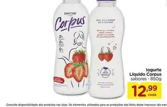 Iogurte Líquido Corpus 850g