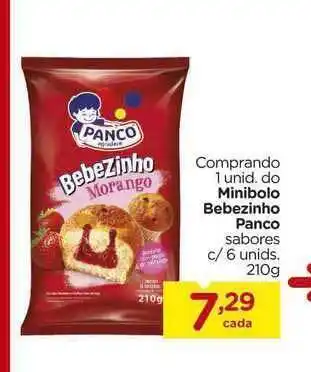 Minibolo Bebezinho Panco 210g