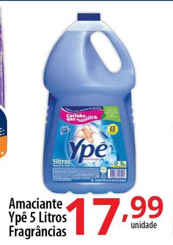 Akki Atacadista Amaciante ypê 5 litros fragrâncias oferta