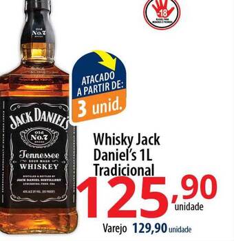 Akki Atacadista Whisky jack daniel's tradicional oferta