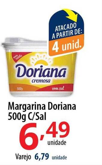 Akki Atacadista Margarina doriana c sal oferta