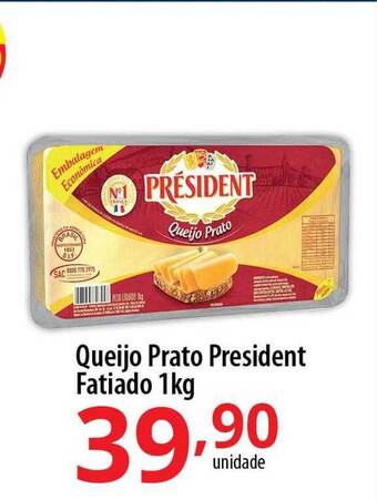 Akki Atacadista Queijo prato president fatiado oferta