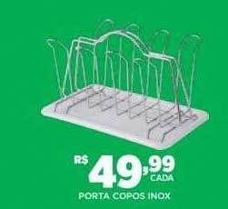 DB Supermercados Porta copos inox oferta