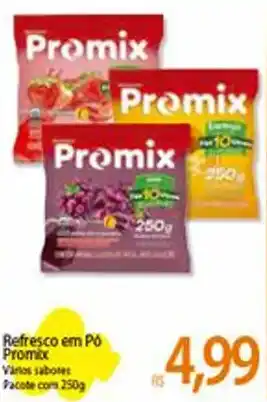 Atacadão Refresco em po Promix 250g oferta
