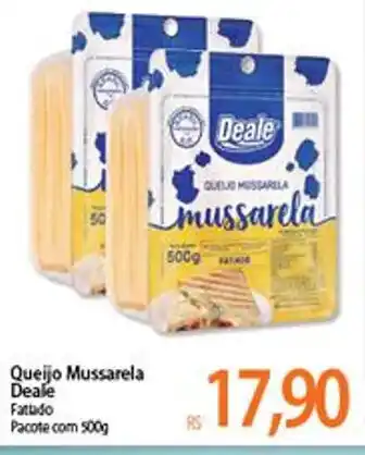 Atacadão Queijo Mussarela Deale 500g oferta