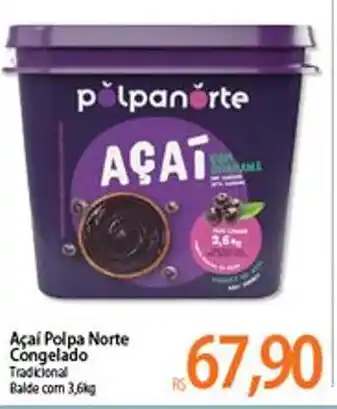 Atacadão Açai Polpa Norte Cong. 3.6kg oferta