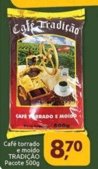 Supermercados Nori Cafe Torrado e moida Tradicao pacote 500g oferta