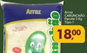 Arroz Carunchao pacote 5kg Tipo 1