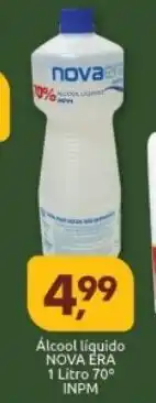 Supermercados Nori Alcool liquido Nova Era 1L 70 INPM oferta