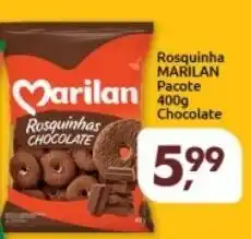 Supermercados Nori Rosquinha Marilan pacote 400g Chocolate oferta