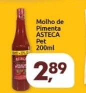 Supermercados Nori Molho de Pimenta Asteca pet 200ml oferta