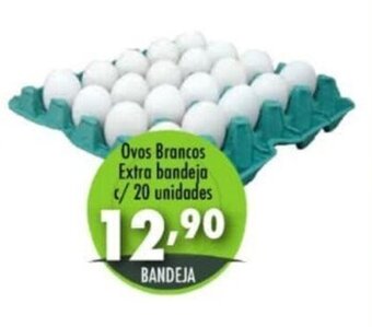 Ricoy Supermercados Ovos Brancos Extra Bandeja c/ 20 unidades oferta