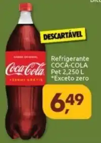 Supermercados Nori Refrigerante Coca Cola pet 2.250L oferta