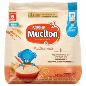 Supermercado Bergamini Cereal infantil multicereais mucilon nestlé 360g oferta